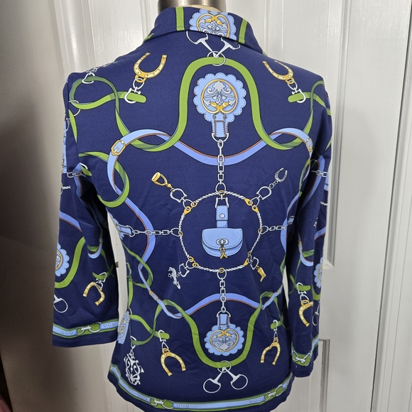 J MCLAUGHLIN EQUESTRIAN MOTIF TOP - Picture 2 of 8